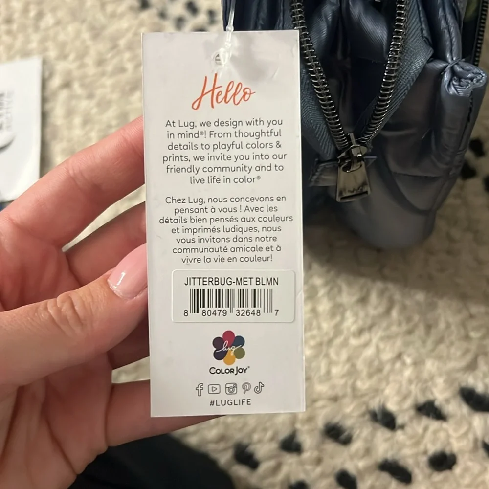 Lug Classic Quilted Tote in a Silvery Gray NWT - Picture 5 of 5